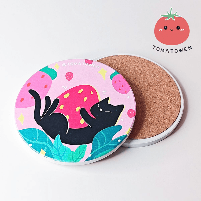Coaster: Strawberry