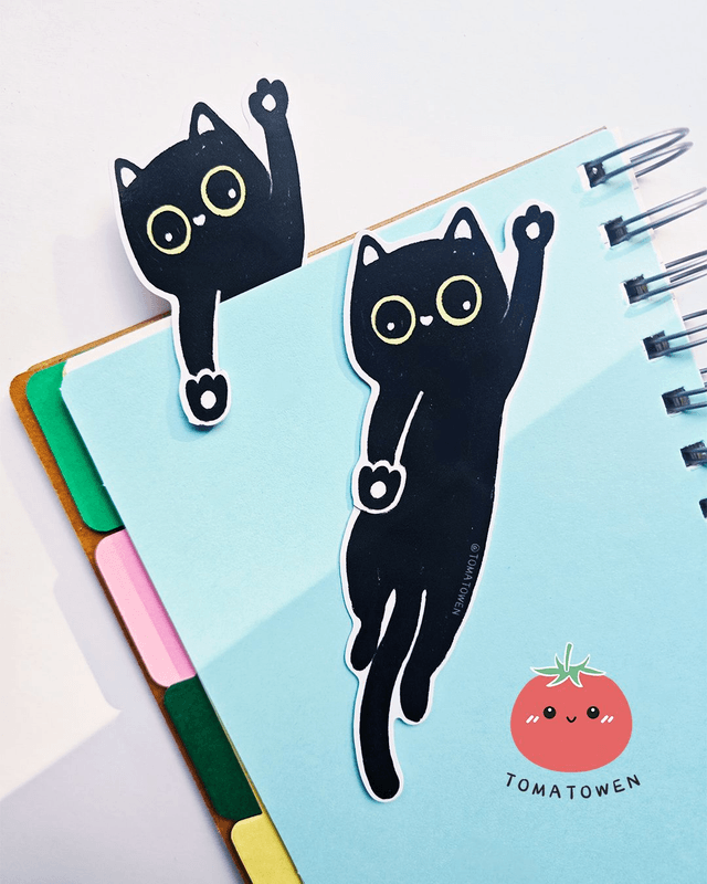 Bookmark: Hi black cat