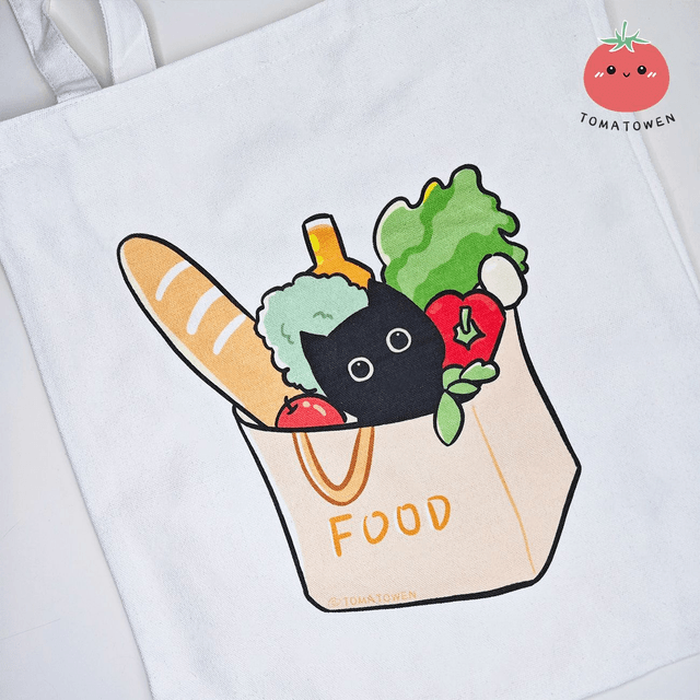 Tote bag: Grocery vegetables bag