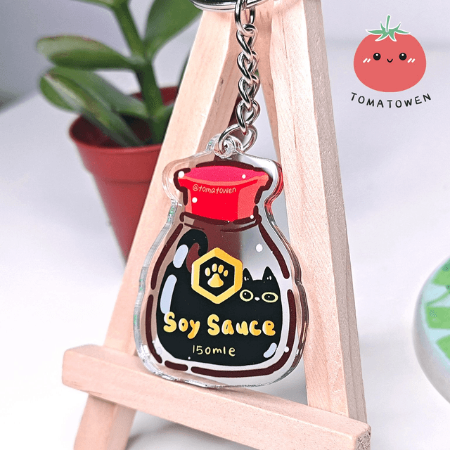 Keychain: Soy sauce Kola